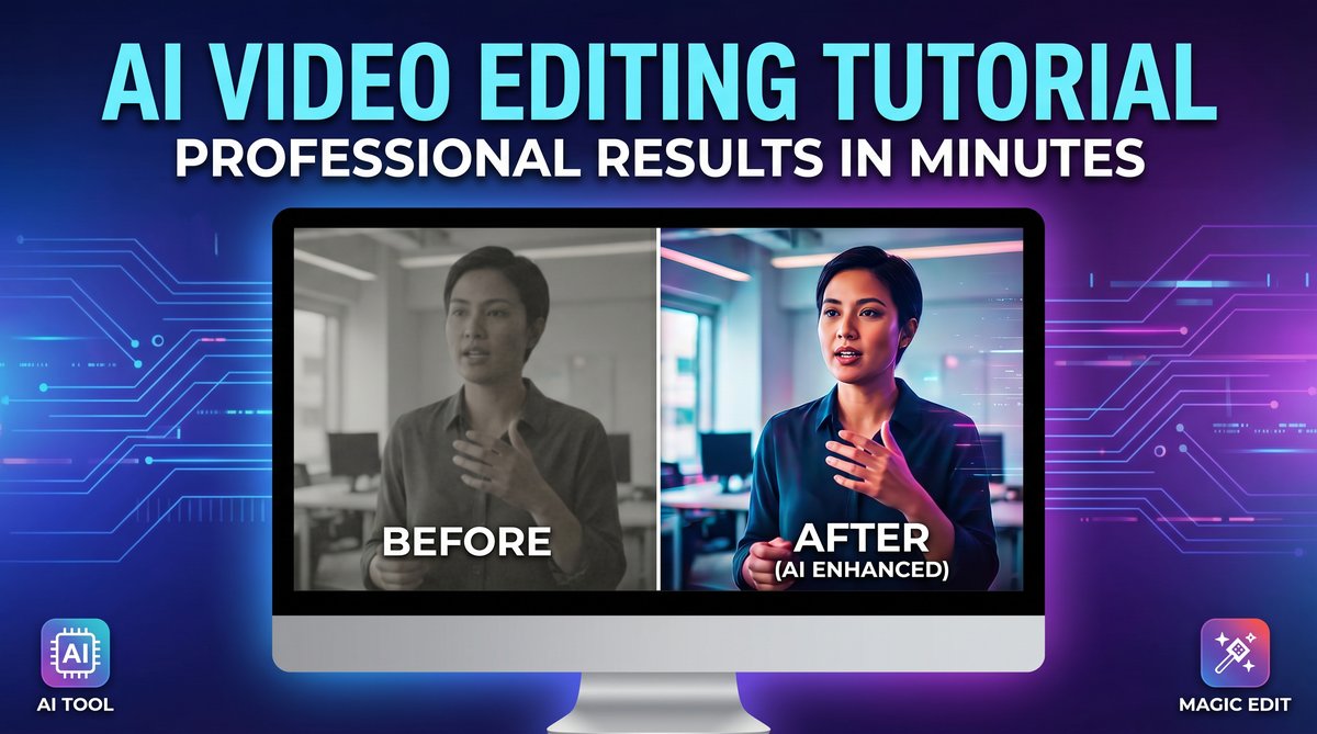 捷克街头AI视频剪辑教程视频演示